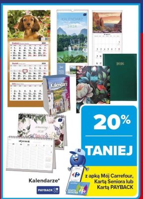 Kalendarze promocja w Carrefour Market