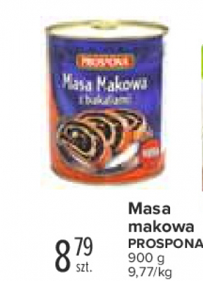 Masa makowa z bakaliami Prospona promocja