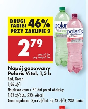 Woda green Polaris promocja w Biedronka