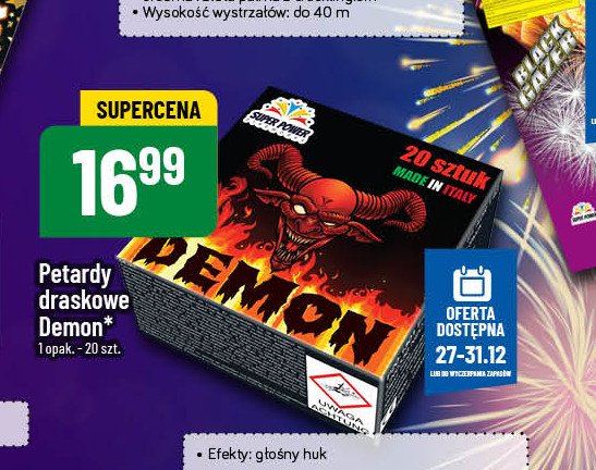 Petardy draskowe demon SUPER POWER promocja w POLOmarket