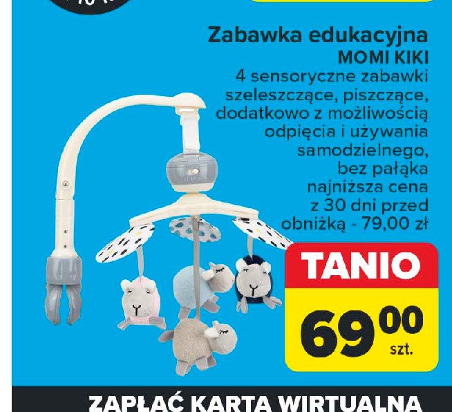 Zabawka edukacyjna momi kiki promocja