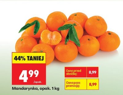 Mandarynka, opak. 1 kg promocja w Biedronka