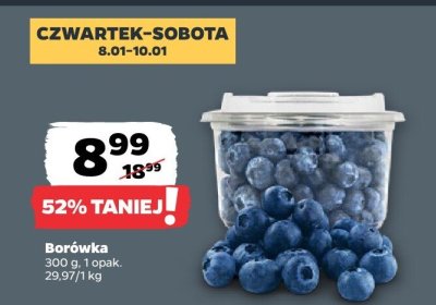 Borówka 300 g promocja w Netto