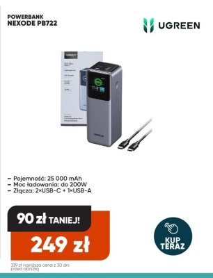 Powerbank Nexode PB722 promocja w Max Elektro