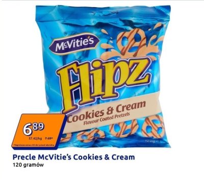 Precle Cookies & Cream Flipz promocja w Action