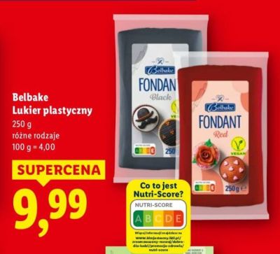 Lukier plastyczny Belbake promocja w Lidl