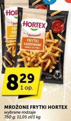 Mrożone frytki Hortex, wybrane rodzaje promocja w Euro Sklep