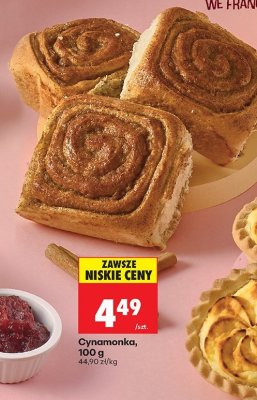 Drożdżówka Cynamonka promocja w Biedronka