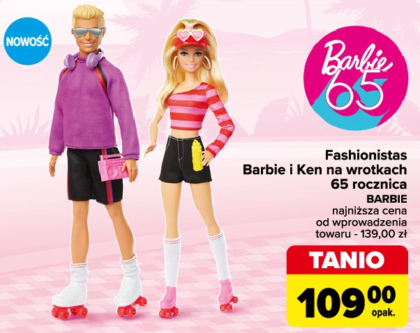 Lalka barbie z kenem promocja w Carrefour