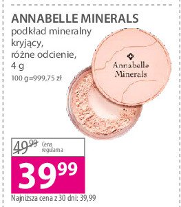 Podkład mineralny matujący golden light Annabelle minerals promocja