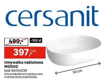 Umywalka nablatowa MODUO promocja w Leroy Merlin