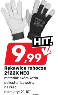 Rękawice robocze 2122X NEO promocja w Bricomarche