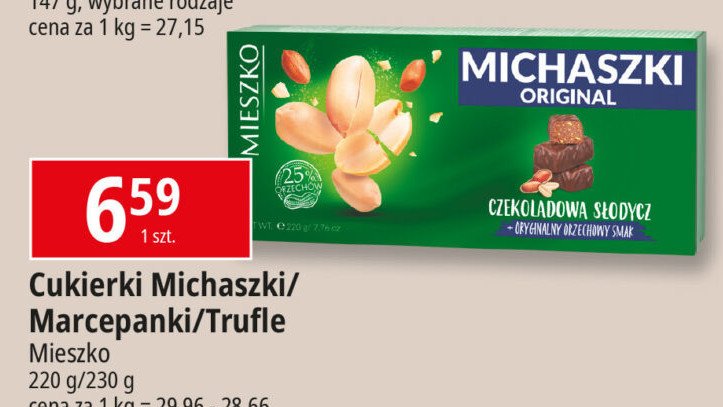 Cukierki Mieszko marcepanki promocja