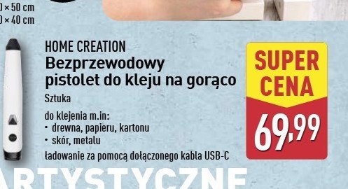 Pistolet do kleju na gorąco Home creation promocja