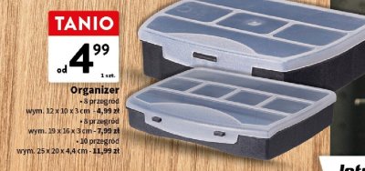 Organizer z przegródkami promocja w Intermarche