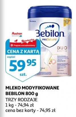 Mleko 4 Bebilon profutura duo biotik promocja