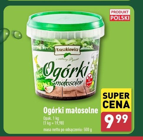 Ogórki małosolne Kraszkiewicz promocja