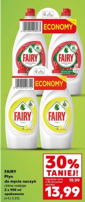 Płyn do mycia naczyń FAIRY różne rodzaje 2 x 900 ml promocja w Kaufland
