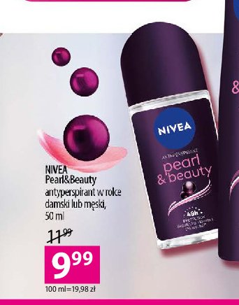 Antyperspirant black Nivea pearl & beauty promocja