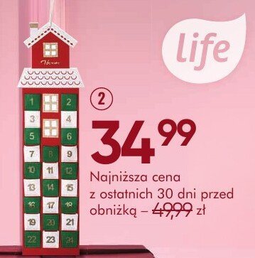 Kalendarz adwentowy LIFE DIY promocja w Super-Pharm