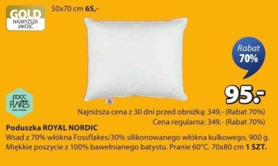 Poduszka ROYAL NORDIC promocja w Jysk