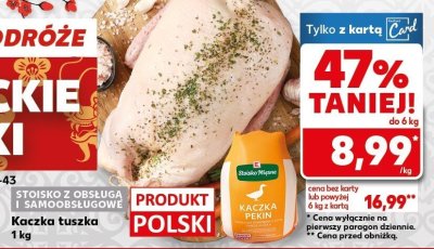 Kaczka tuszka promocja w Kaufland