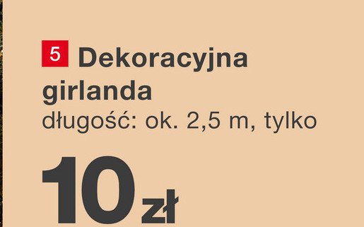 Girlanda choinkowa 2.5 m promocja