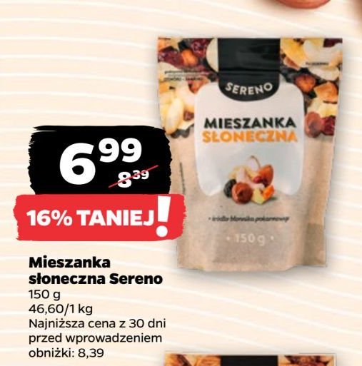 Mieszanka słoneczna Sereno promocja w Netto