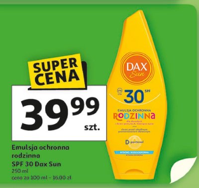 Balsam do opalania rodzinny spf 30 Dax sun promocja