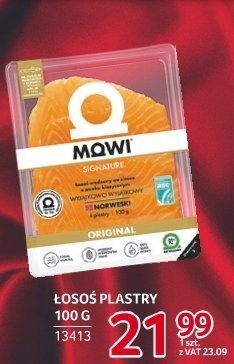 Łosoś plastry MOWI Original promocja w Selgros