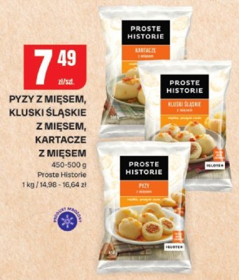Pyzy z mi臋sem, kluski 艣l膮skie z mi臋sem, kartacze z mi臋sem Proste Historie promocja