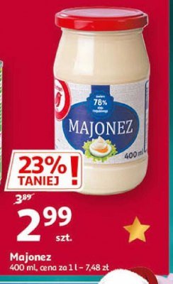 Majonez 78% Auchan promocja