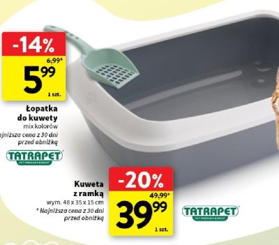 Kuweta z ramką TATRAPET promocja w Intermarche