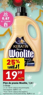 Płyn do prania Woolite, 1,8 l promocja w Twój Market