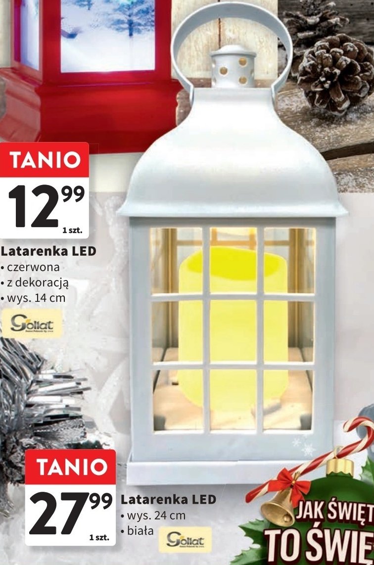 Latarenka led ze 艣wiec膮 led Goliat promocja