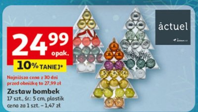 Zestaw bombek promocja w Auchan