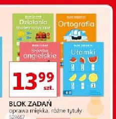Blok zadań - ułamki promocja