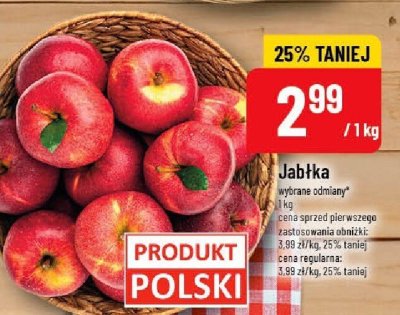 Jab艂ka rubin promocja w POLOmarket