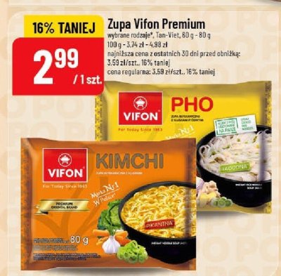 Zupa Vifon Premium PHO promocja w POLOmarket