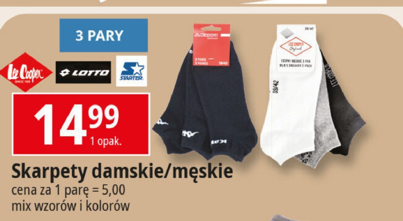 Skarpety damskie STARTER promocja