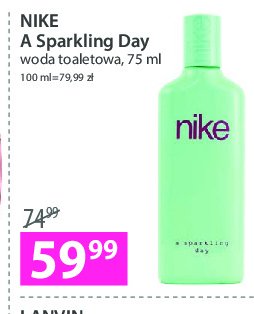 Woda toaletowa Nike sparkling day Nike cosmetics promocje