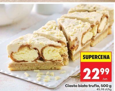 Ciasto biała trufla promocja w Biedronka