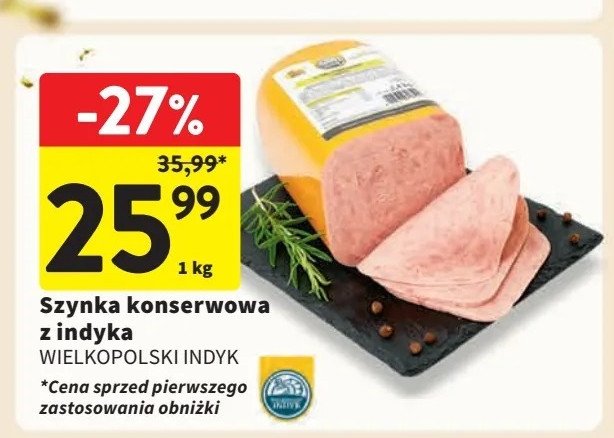 Szynka konserwowa z indyka Wielkopolski indyk promocja