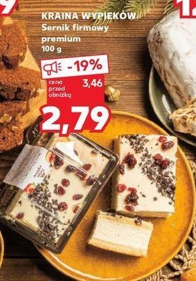 Sernik firmowy Kraina wypieków promocja