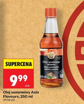 Olej sezamowy Asia Flavours promocja w Biedronka