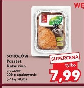 Pasztet pieczony naturtino Sokołów promocja