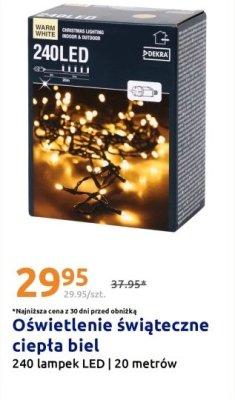 Oświetlenie świąteczne ciepła biel promocja w Action