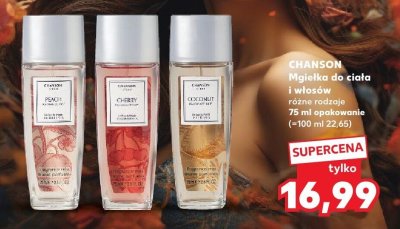Mgiełka do ciała różne rodzaje Chanson promocja w Kaufland