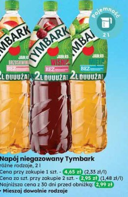 Napój niegazowany różne rodzaje, 2 l promocja w Dino