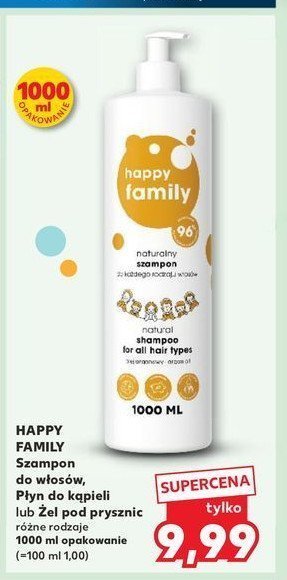 Żel pod prysznic nawilżający 4organic happy family promocja